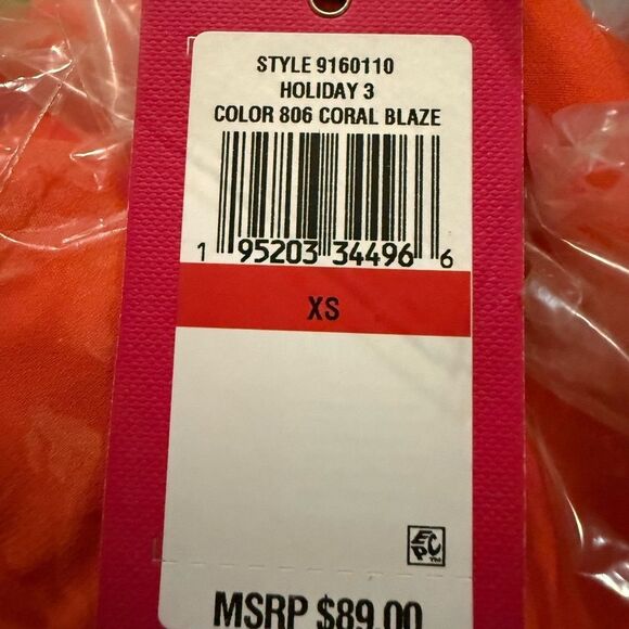 Vince Camuto Coral Blaze Sheer Blouse — XS - Picture 5 of 8